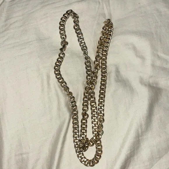 Jewelry | Costume Gold Thick Chain | Poshmark